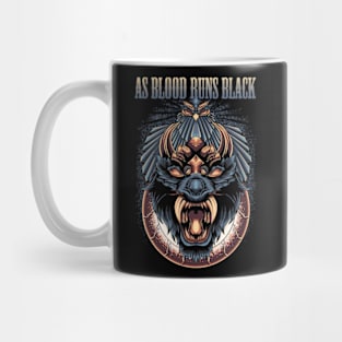 AS BLOOD RUNS BLACK BAND Mug